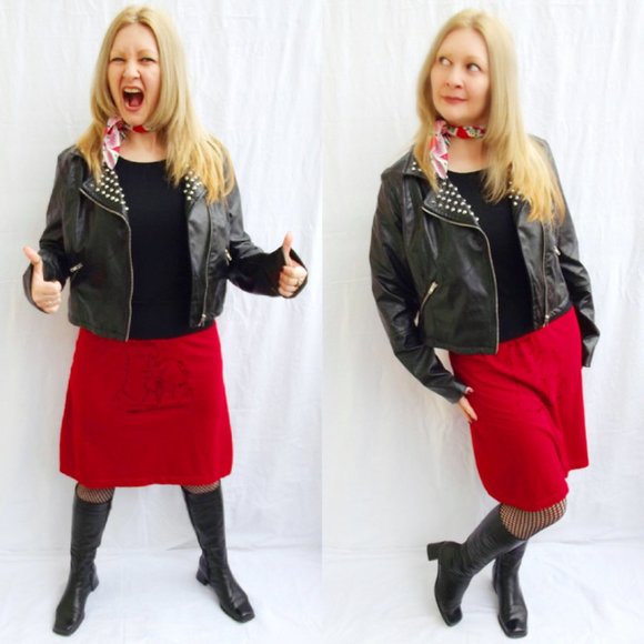 Confessions of a Refashionista Dresses & Skirts - Refashioned Sketch Skirt with Yoga Waistband (M/L)